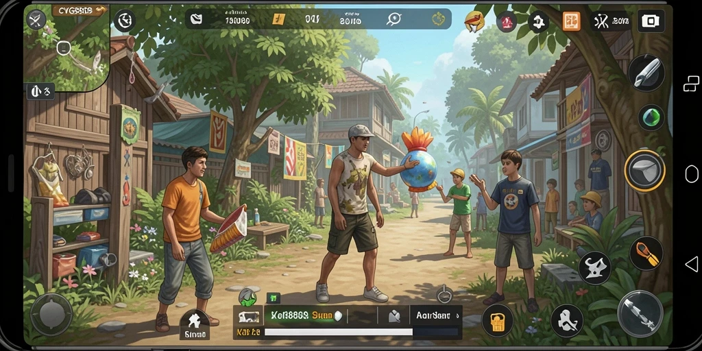 Tampilan gameplay CVG8888 yang menawan dan interaktif.