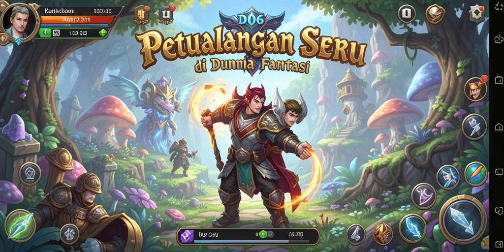 Tangkapan layar D06 yang menunjukkan aksi penuh petualangan.