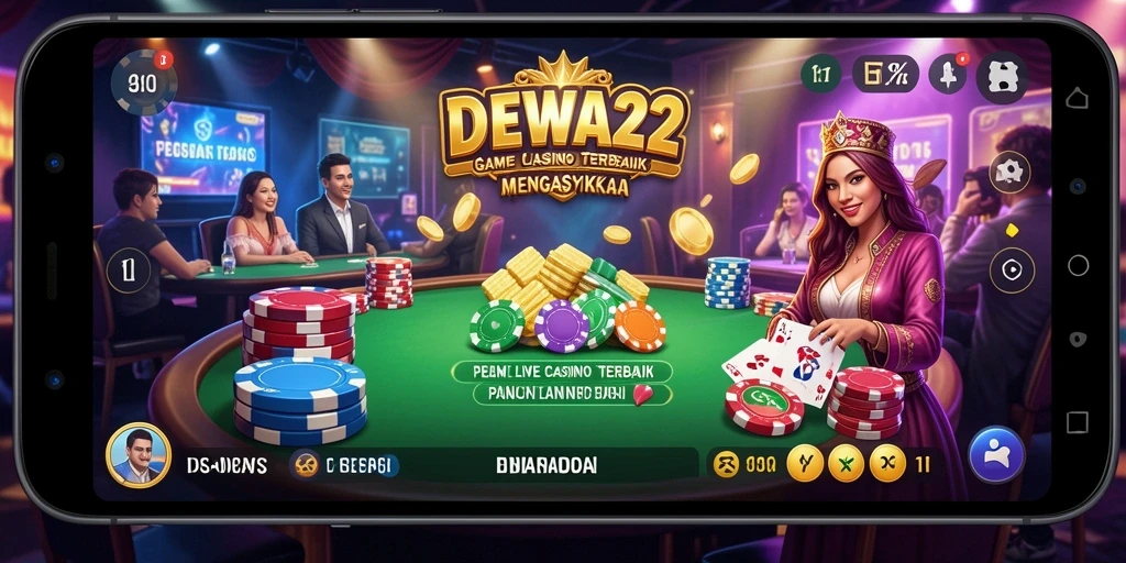 Tampilan gameplay DEWA22 yang mengasyikkan dan interaktif.