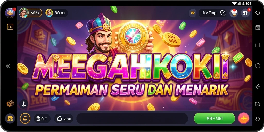 Screenshot MEGAHOKI menampilkan gameplay Slot yang seru dan menantang.