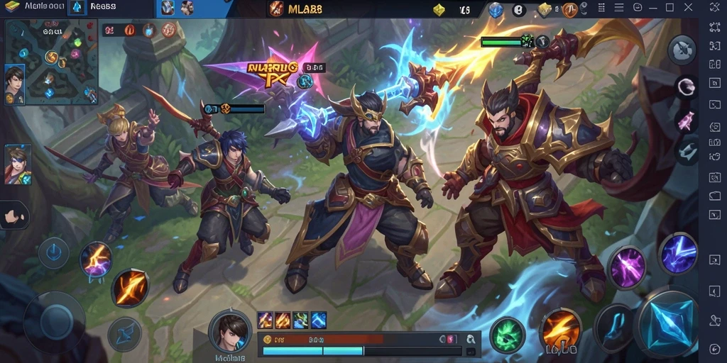 Tampilan menakjubkan dari pertarungan epic MLBB8 dalam ARPG.