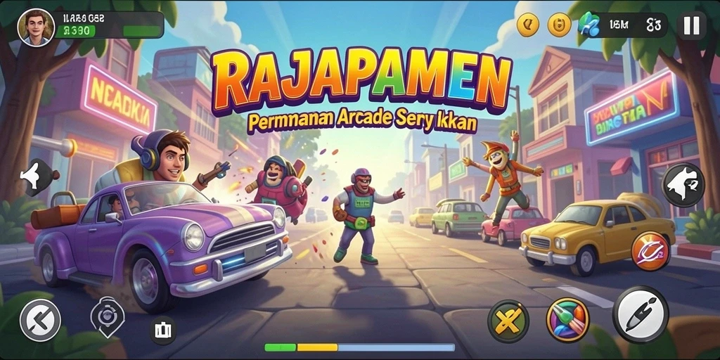 Screenshot dari gameplay seru RAJAPAMEN yang penuh tantangan.