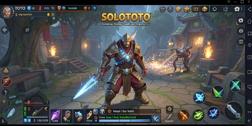 Tampilan gameplay SOLOTOTO yang menakjubkan dan strategis.