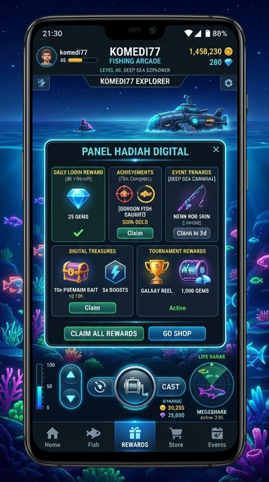 Halaman utama komedi77 yang mudah dinavigasi.